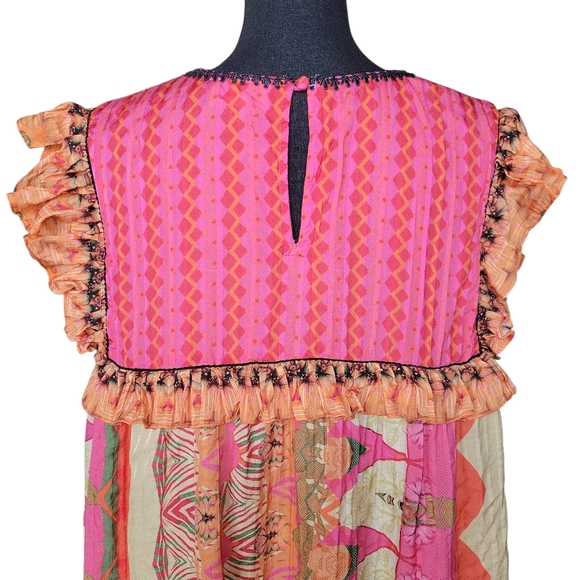 Siddhartha Bansal Sanya Ruffled Blouse from Anthropologie Women's Size XL - Picture 12 of 16